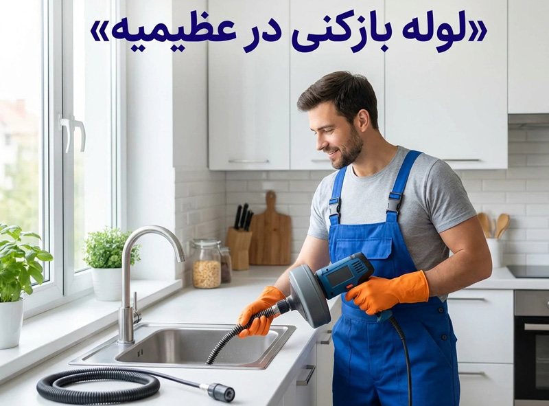لوله بازکنی بدون کثیفکاری و تخریب در منطقه عظیمیه